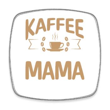 Kaffee Kaffeeliebhaber Mutter Mama - Viereckiger Kühlschrankmagnet - Weiß - Vorne