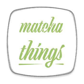 Matcha Morning Doer: Then I Do The Things - Square fridge magnet - white - Front