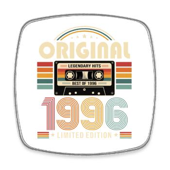 Cassette Gift Man pour le 30e anniversaire Best of 1996 - Magnet carré - blanc - Devant