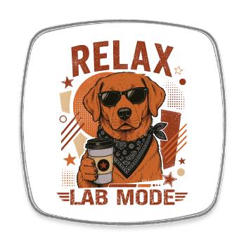 Chemise de mode Labrador Relax Lab - Magnet carré - blanc - Devant