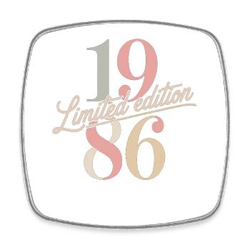 Limited Edition 1986 Geburtstag - Viereckiger Kühlschrankmagnet - Weiß - Vorne