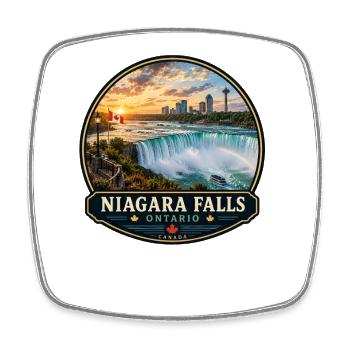 Niagara Falls Ontario Canada Vacation Waterfall - Square fridge magnet - white - Front