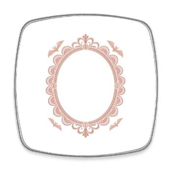 Pale Is My Aesthetic - Square fridge magnet - white - Front