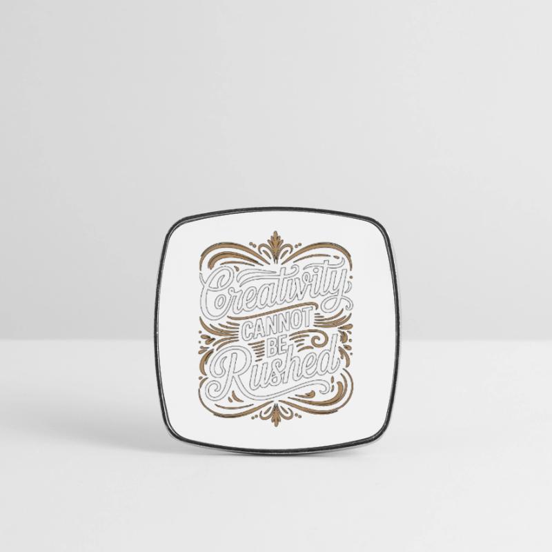 Graphic Designer Creativity Cannot Visual Artist Square fridge magnet
