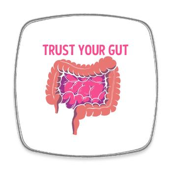 Gastroenterologie - Viereckiger Kühlschrankmagnet - Weiß - Vorne