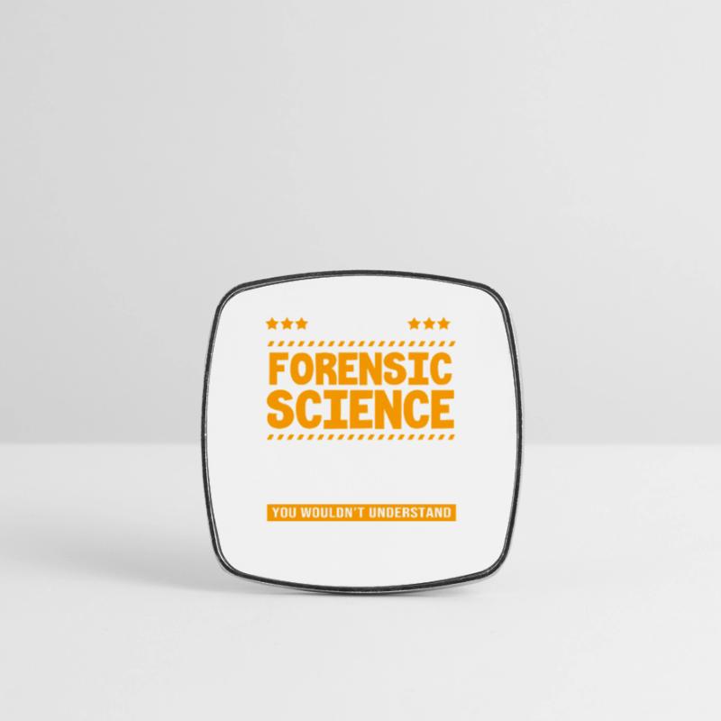 Forensics Forensic Experts Square fridge magnet
