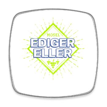 Ediger-Eller an der Mosel Weintrauben Souvenir - Viereckiger Kühlschrankmagnet - Weiß - Vorne