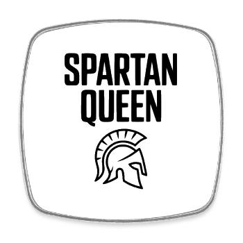 Spartan Queen - Square fridge magnet - white - Front