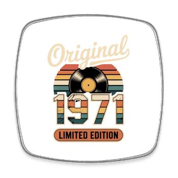 Edition limitée 1971 - Magnet carré - blanc - Devant