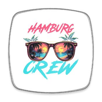 Équipe de la fête de Hambourg - Magnet carré - blanc - Devant