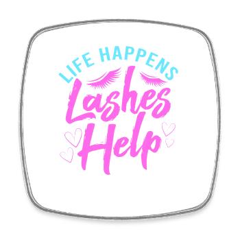 Kosmetikerin Make-up Kosmetik - Viereckiger Kühlschrankmagnet - Weiß - Vorne