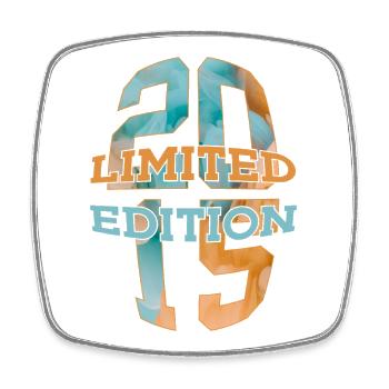 ÉDITION LIMITÉE 2015 11 ANS 11E ANNIVERSAIRE - Magnet carré - blanc - Devant