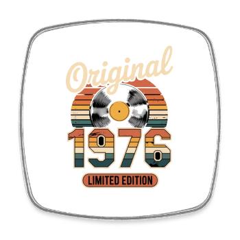 Limited Edition 1976 - Viereckiger Kühlschrankmagnet - Weiß - Vorne