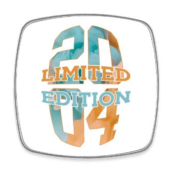 LIMITED EDITION 2004 22 YEARS 22ND BIRTHDAY - Square fridge magnet - white - Front