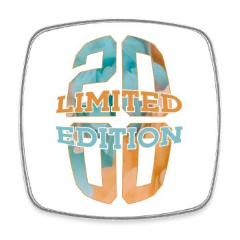 LIMITED EDITION 2000 26 YEARS 26TH BIRTHDAY - Square fridge magnet - white - Front