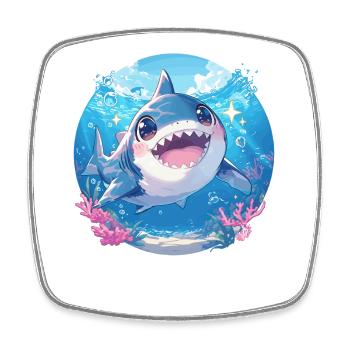 Megalodons Megalodon - Square fridge magnet - white - Front