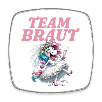 Team Braut Junggesellinnenabschied - Viereckiger Kühlschrankmagnet - Weiß - Vorne