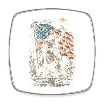 Welder Welding Specialist - Square fridge magnet - white - Front
