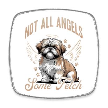 Shih Tzu Dog Breed - Square fridge magnet - white - Front