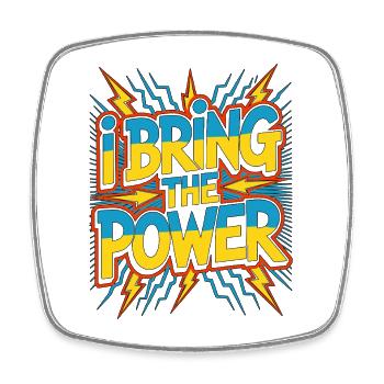 Master Electrician I Bring The Wiring Specialist - Square fridge magnet - white - Front