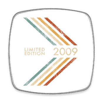 2009 édition limitée Anniversaire Girl and Boy - Magnet carré - blanc - Devant