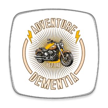 Aventure avant la sensibilisation à la démence - Magnet carré - blanc - Devant