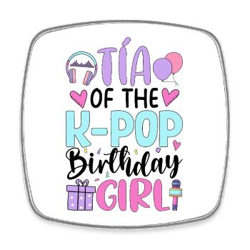 Tia of The K-Pop Birthday Girl - Viereckiger Kühlschrankmagnet - Weiß - Vorne