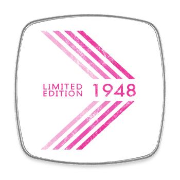1948 Limited Edition Geburtstag Frauen Damen - Viereckiger Kühlschrankmagnet - Weiß - Vorne