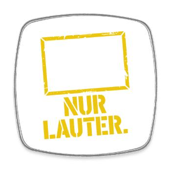 Nicht Einfacher Erklären Nur Lauter Lehrer Büro - Viereckiger Kühlschrankmagnet - Weiß - Vorne