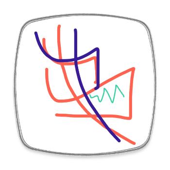 What do I give an artist? - Square fridge magnet - white - Front