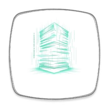 Programmeurs – Développeurs de programmation et informaticiens - Magnet carré - blanc - Devant