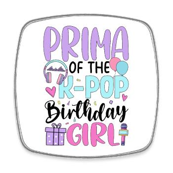 Prima de The K Pop Birthday Girl - Magnet carré - blanc - Devant