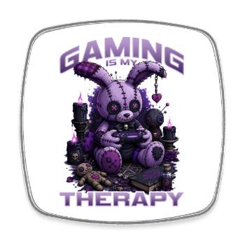 Pastel Goth Soft Goth Gaming Gamer - Square fridge magnet - white - Front