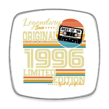 Millésime 1996 Vintage Rétro Cadeau d’anniversaire - Magnet carré - blanc - Devant