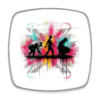 Programmers – Coding Developers & Computer Scientists - Square fridge magnet - white - Front