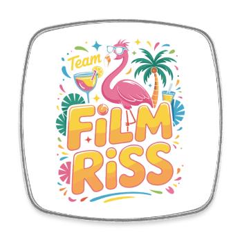 Mallorca Team Filmriss Party JGA Partycrew Malle - Square fridge magnet - white - Front
