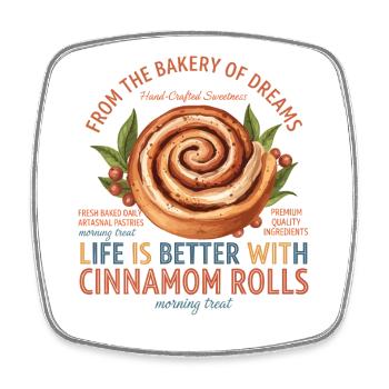 Breakfast Brunch Coffee Life Is Better With - Square fridge magnet - white - Front