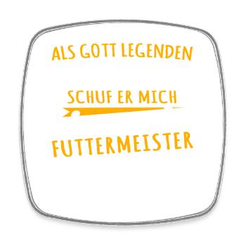Futtermeister - Viereckiger Kühlschrankmagnet - Weiß - Vorne