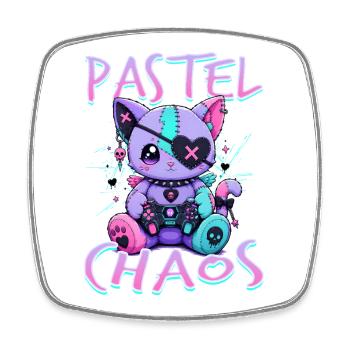 Pastel Goth Soft Goth Gaming Gamer - Magnet carré - blanc - Devant