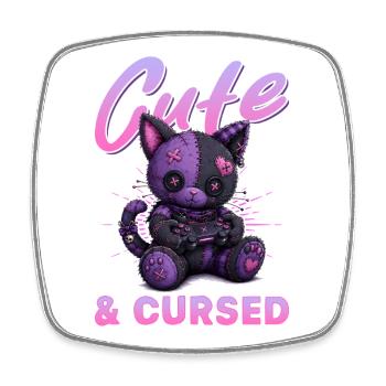 Pastel Goth Soft Goth Gaming Gamer - Magnet carré - blanc - Devant