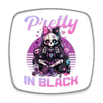 Pastel Goth Soft Goth Gaming Gamer - Square fridge magnet - white - Front