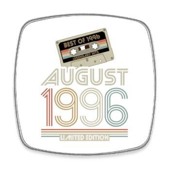 Kassette | Best of August 1996 | Limited Edition - Viereckiger Kühlschrankmagnet - Weiß - Vorne