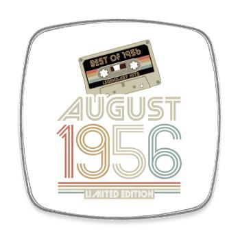 Cassette | Meilleur d’août 1956 | Édition limitée - Magnet carré - blanc - Devant