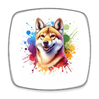 Dingo chien sauvage australien - Magnet carré - blanc - Devant