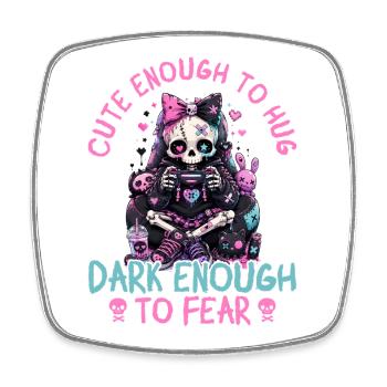 Pastel Goth Soft Goth Gaming Gamer - Magnet carré - blanc - Devant