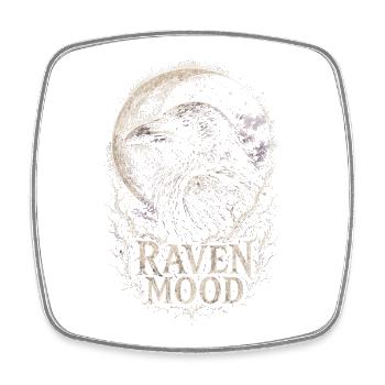 Raven Raven - Magnet carré - blanc - Devant