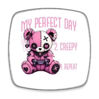 Pastel Goth Soft Goth Gaming Gamer - Square fridge magnet - white - Front