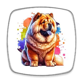 Chowchow Gift - Square fridge magnet - white - Front