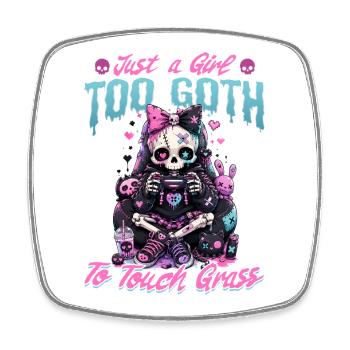 Pastel Goth Soft Goth Gaming Gamer - Square fridge magnet - white - Front