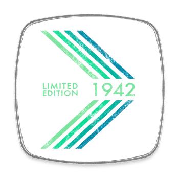 Édition limitée 1942 Anniversaire masculin - Magnet carré - blanc - Devant